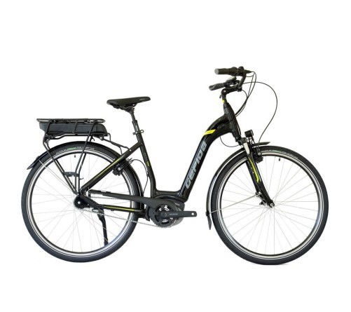Gepida Reptila 1000 28 W 7S RT City E-Bike fekete-neon - bikemiskolc.hu
