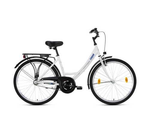 Csepel BUDAPEST A 26/17 GR 2024 17 fehér női kerékpár - bikemiskolc.hu