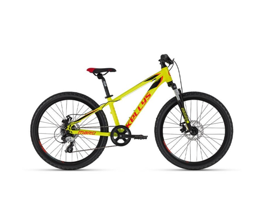 Kellys Marc 50 12.5 24'' gyermek kerékpár lime-piros Kellys Marc 50 12.5 24'' gyermek kerékpár lime-piros