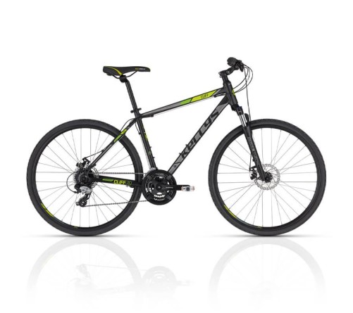 Kellys Cliff 70 cross trekking kerékpár fekete-zöld - bikemiskolc.hu