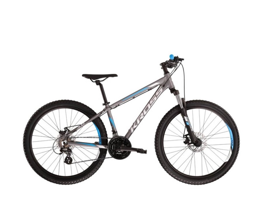 KROSS Hexagon 3.0 27,5" Mtb kerékpár Matt Grafit - kék - (M-19") KROSS Hexagon 3.0 27,5" Mtb kerékpár Matt Grafit - kék - (M-19")