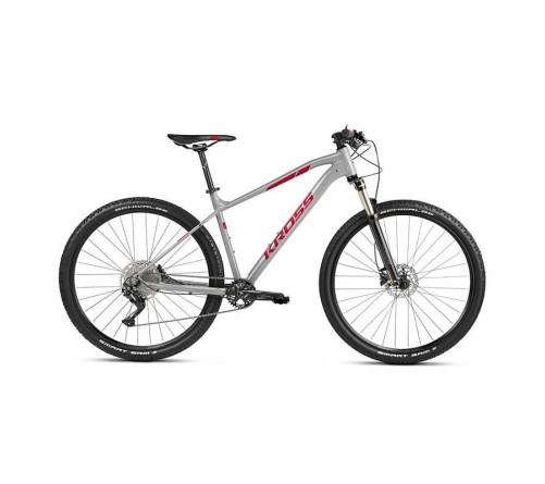 Kross Level 4.0 férfi MTB 29" kerékpár szürke-piros - bikegift.hu