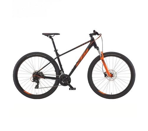 KTM Chicago 292 MTB kerékpár matt fekete - narancs - bikemiskolc.hu