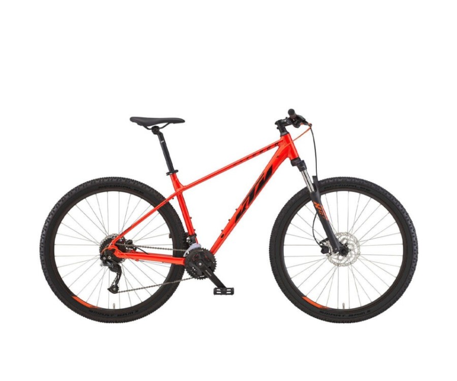 KTM Chicago 271 Fire Orange (fekete) 3x9 Altus MTB kerékpár (S-38) KTM Chicago 271 Fire Orange (fekete) 3x9 Altus MTB kerékpár (S-38)
