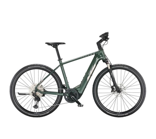 KTM Macina Cross 710 Cross-trekking E-Bike Mohaszürke - bikemiskolc.hu