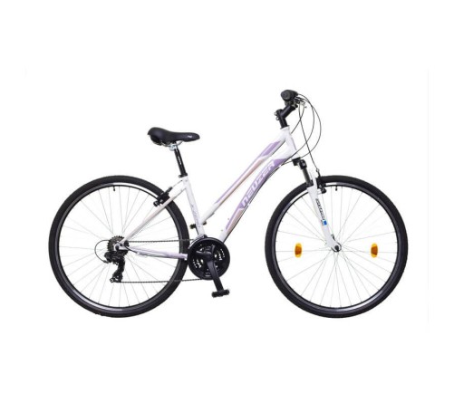 Neuzer X-Zero 28'' női cross-trekking kerékpár fehér-mályva - bikemiskolc.hu