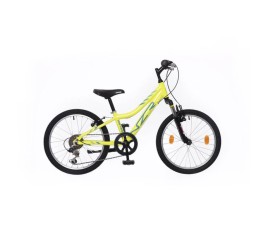 Neuzer Mistral 20" fiú kerékpár neon sárga-kék - bikemiskolc.hu