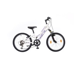 Neuzer Mistral 20" lány kerékpár fehér-lila - bikemiskolc.hu