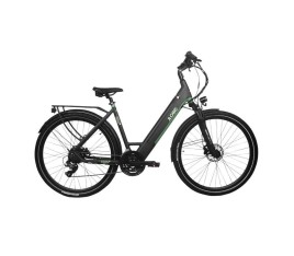 Neuzer LLOBE Yukon 2.1 fekete-zöld 52cm e-bike - bikemiskolc.hu