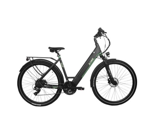 Neuzer LLOBE Yukon 2.1 fekete-zöld 52cm e-bike - bikemiskolc.hu