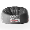 Babzsákfotel Fekete színű BIKER You are the best! Mintás Babzsákfotel Fekete színű BIKER You are the best! Mintás