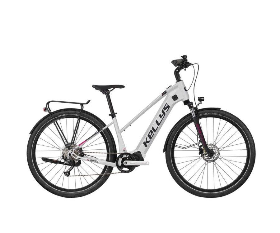 Kellys E-Cristy 30 P 720Wh e-bike M fehér kerékpár Kellys E-Cristy 30 P 720Wh e-bike M fehér kerékpár