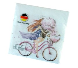 Kerékpár mintás szalvéta - bikemiskolc.hu