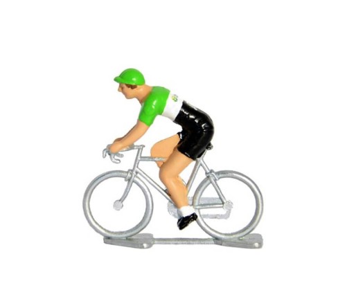 Miniatűr kerékpáros Crelan fém modell – bikemiskolc.hu