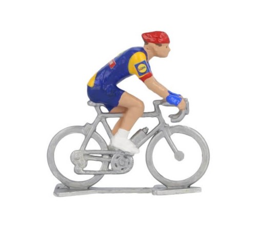 Miniatűr kerékpáros Trek-Lidl 2023 H fém modell