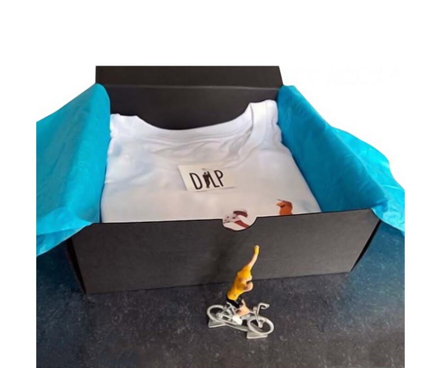 Miniatűr kerékpáros Tour de France ajándék csomag L méret Miniatűr kerékpáros Tour de France ajándék csomag L méret