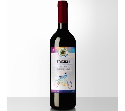 Tricikli - Kékfrankos–Blauburger cuvée (félédes)