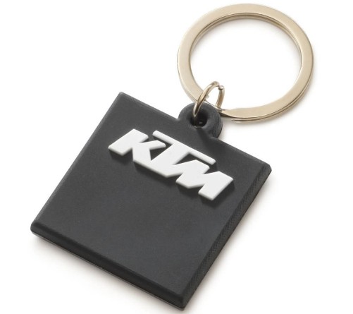 KTM Logo Rubber Gumi kulcstartó fekete