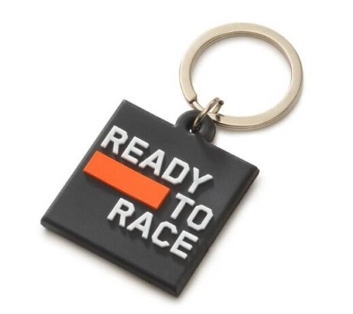 KTM Logo Rubber Gumi kulcstartó fekete – bikemiskolc.hu