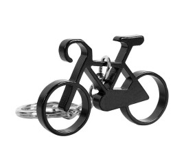 Kerékpár kulcstartó FEKETE – bikemiskolc.hu