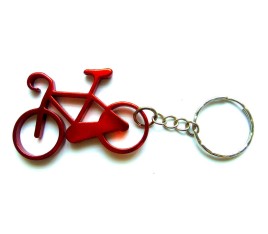 Kerékpár kulcstartó Piros – bikemiskolc.hu