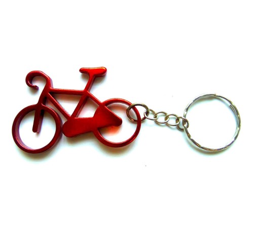 Kerékpár kulcstartó Piros – bikemiskolc.hu