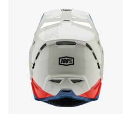 100% Fullface sisak Aircraft Composit trigger/fehér-piros-kék - bikemiskolc.hu