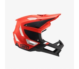 100% Fullface sisak Trajecta Fidlock Cargo Fluo red/piros-fekete - bikemiskolc.hu