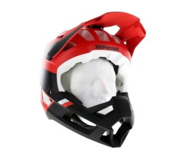 100% Fullface sisak Trajecta Fidlock Cargo Fluo red/piros-fekete S (52-56 cm)