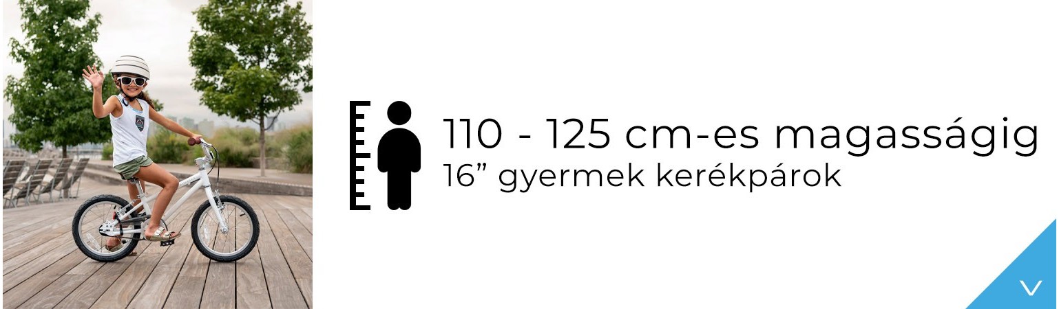 16" gyermek kerékpárok - széles választék, remek árak