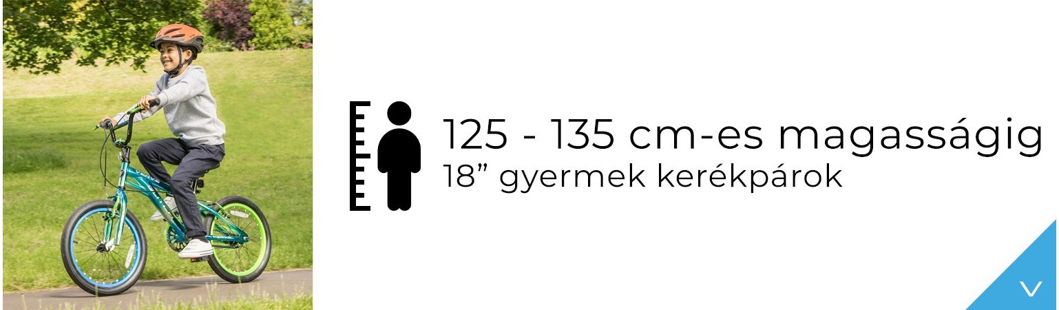 18" gyermek kerékpárok - széles választék, remek árak
