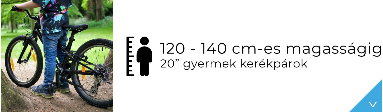 20" gyermek kerékpárok - széles választék, remek árak
