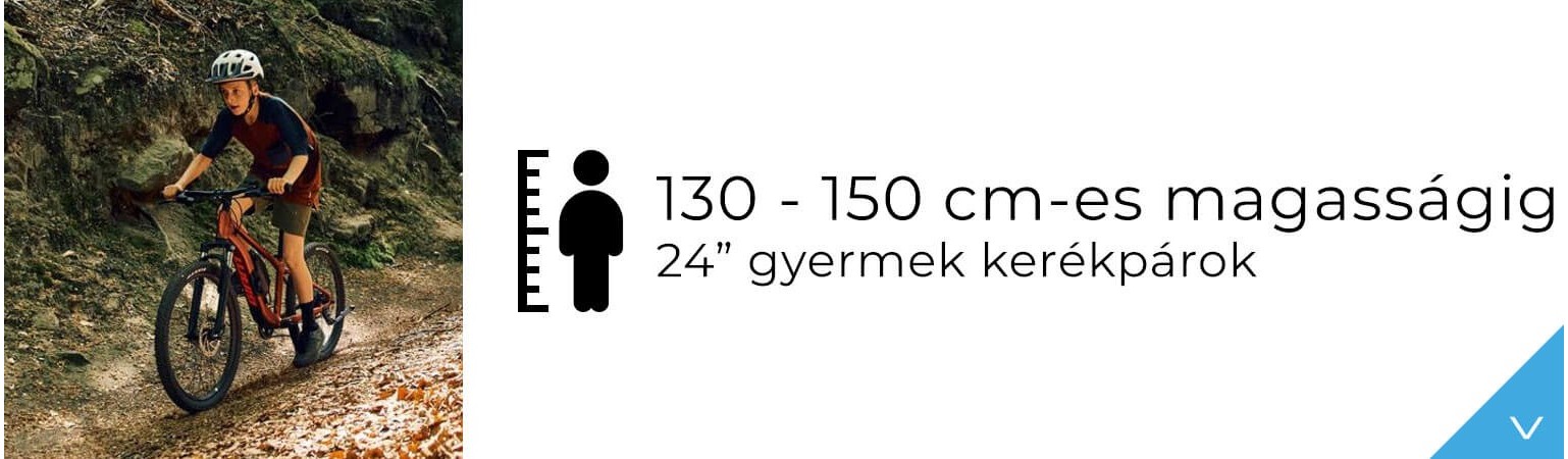 24" gyermek kerékpárok - széles választék, remek árak