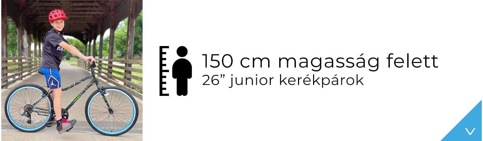 26" Junior kerékpárok - széles választék, remek árak