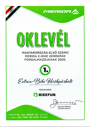 Magyarország első számú MERDIA E-bike kerékpár forgalmazója